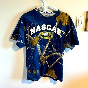 Blue nascar t shirt